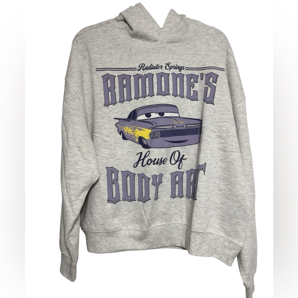 Disney Pixar Cars "Ramone’s House of Body Art" Graphic Hoodie Size Large